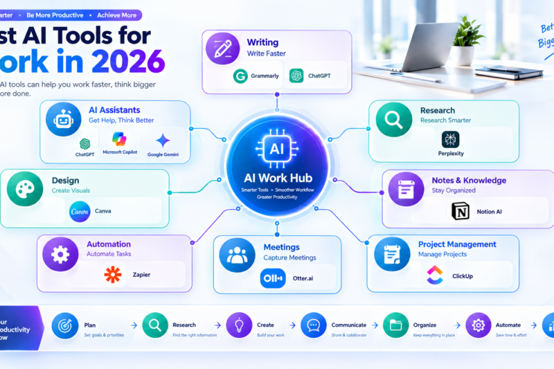 Best AI Tools for Work in 2026