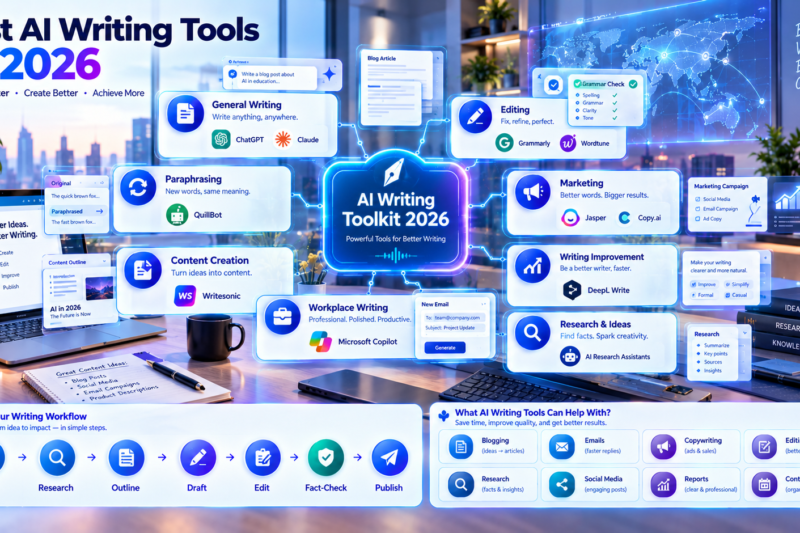 Best AI Writing Tools in 2026